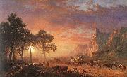 Albert Bierstadt The Oregon Trail USA oil painting reproduction